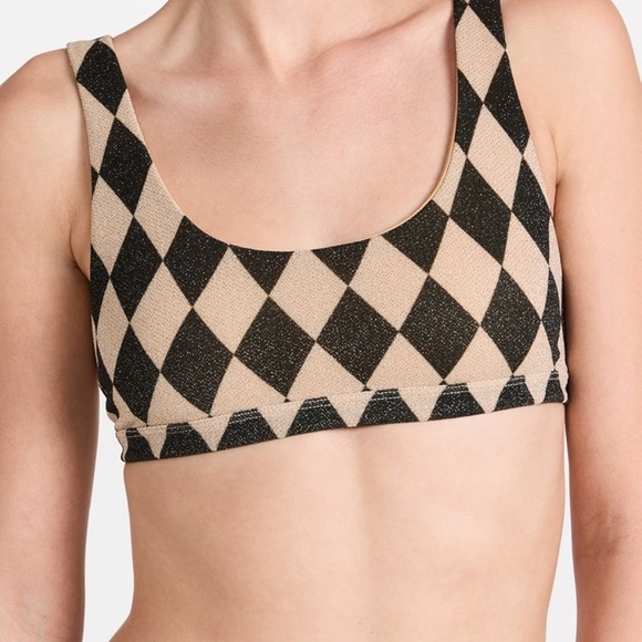 New! SET Beach Riot  Peyton Top Matching Bottom in Diamond Shimmer 31365 - Picture 6 of 15